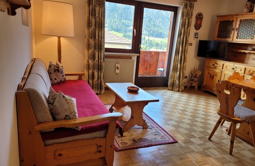 Ortisei Apartment | Apartment 'Casa Rustica App Bulaccia' with Mountain View, Shared Garden & Balcony
