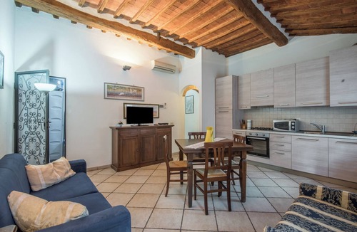 Siena Historical Center Apartment | Apartment 'Il Campo Comfort Apt with Balcony' with Private Terrace, Wi-Fi and Air Conditioning