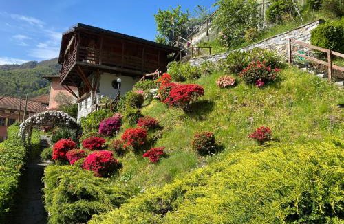 Loreglia House | Chalet con piscina riscaldata e sauna privata vicino al Lago Orta