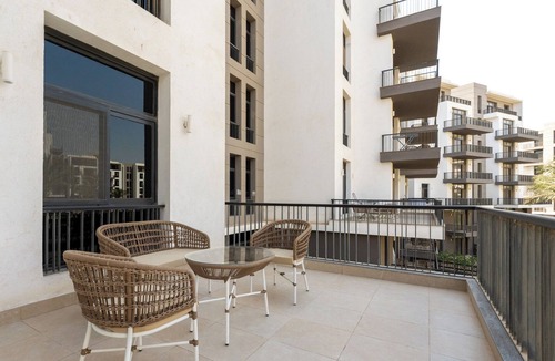 New Cairo Apartment | Chic 3BR Garden View Apart at Cairo Festival City