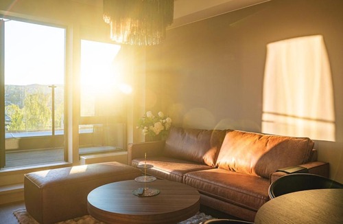 Trondheim Apartment | Modern apartment with balcony and view