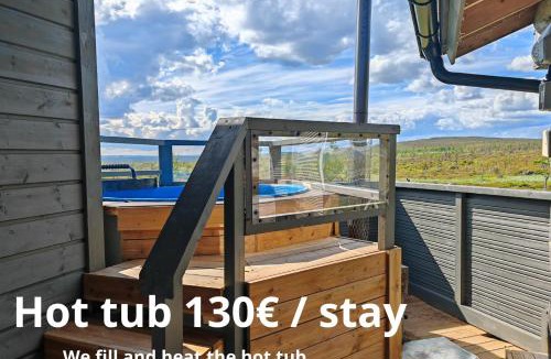 Polmak Apartment | Tunturikelo - beautiful log cottage in the Fells