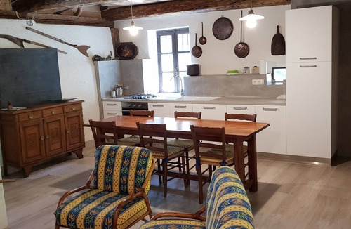 Bagni di Vinadio Cabin | Typical renovated alpine hut.