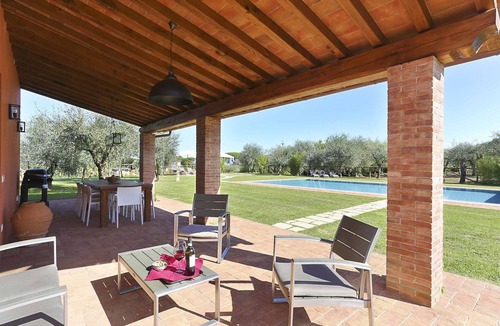 Colle di Compito Villa | Wonderful private villa with A/C, WIFI, private pool, TV, veranda and panoramic view, close to L.