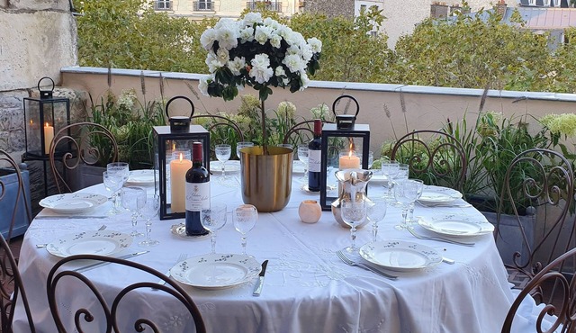 Between St Germain & Eiffel Tower house terrace view AC 8 bedroom fully serviced