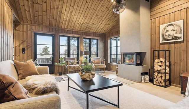Cozy cottage with sauna in Flå