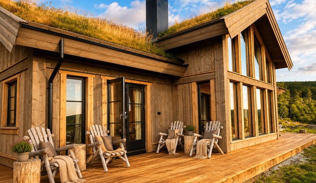 Large Modern Cabin - Beautiful Surroundings - 10 Minutes from Geilo