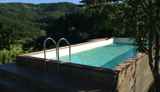 Luxurious, spacious, 90 m2 house in the green hills on the Tuscan Umbrian border